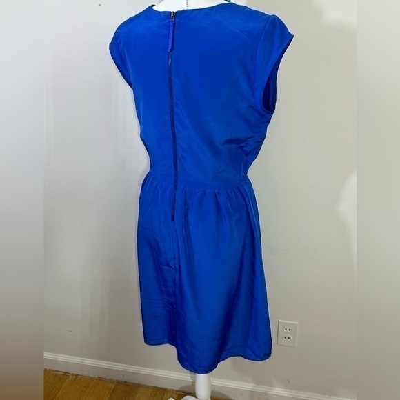 Mossimo. Sz lg dress royal blue fit & flair fully lined soft feel to the fabric - Picture 12 of 15